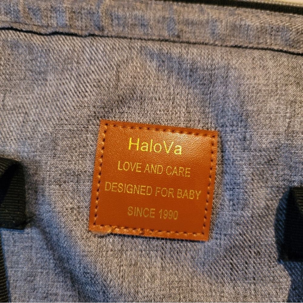 HaloVa multi-functional diaper bag backpack.